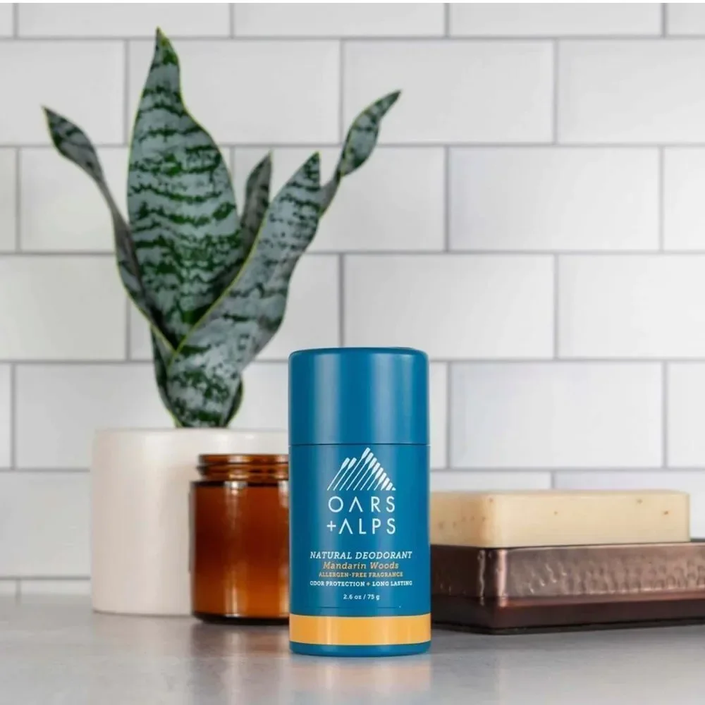 NWT Oars + Alps Aluminum-Free Deodorant for Sensitive Skin - Mandarin Woods
